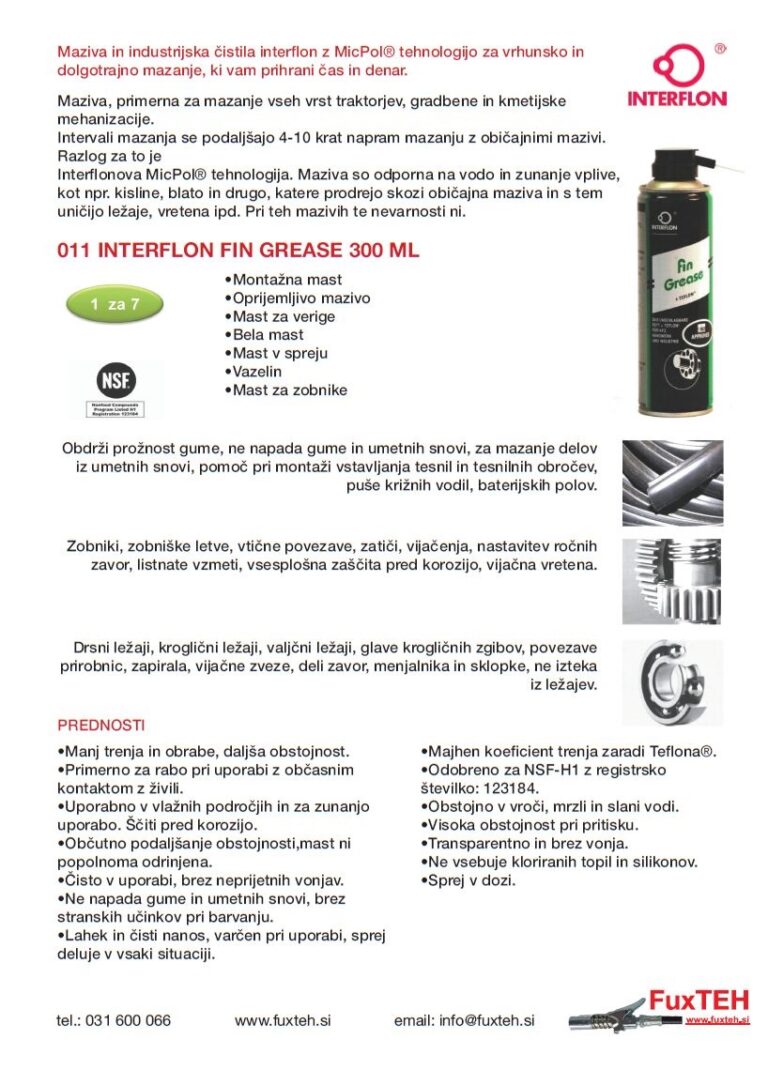 INTERFLON Fin Grease 300ml FuxTEH